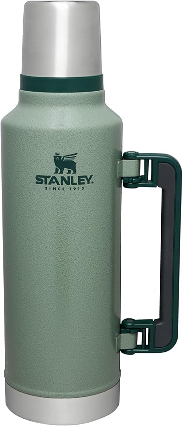 Stanley Classic Vacuum Insulated Wide Mouth Bottle -BPA-Free 18/8 Stainless Steel Thermos for Cold & Hot Beverages