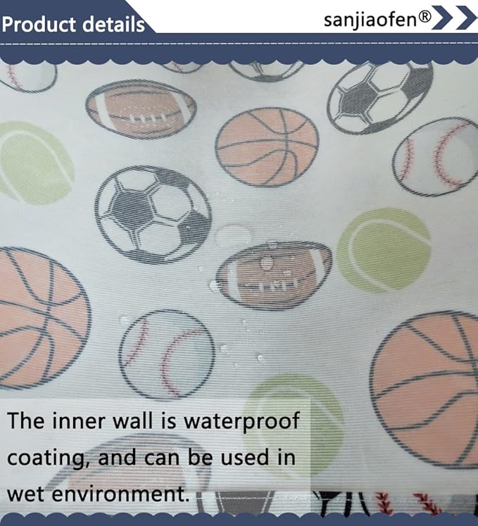 Kids Laundry Basket,Basketball Laundry Hamper Collapsible Baby Storage Baskets for Boys Room Decor,Nursery Hamper,Bedroom,Toy Organizer,(Ball) …