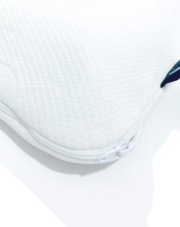 Bluewave Bedding Extra Slim Gel Memory Foam Pillow for Stomach and Back Sleepers - Thin, Flat Design for Cervical Neck Alignment and Deeper Sleep (1.75-Inches Height, Standard Size)
