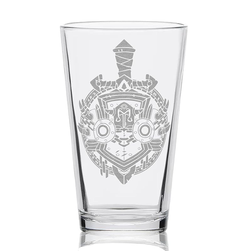 WARRIOR WARCRAFT Engraved Pint Glass | Inspired by Warcraft | Great Gift Idea