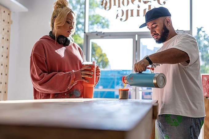 Stanley Classic Vacuum Insulated Wide Mouth Bottle -BPA-Free 18/8 Stainless Steel Thermos for Cold & Hot Beverages