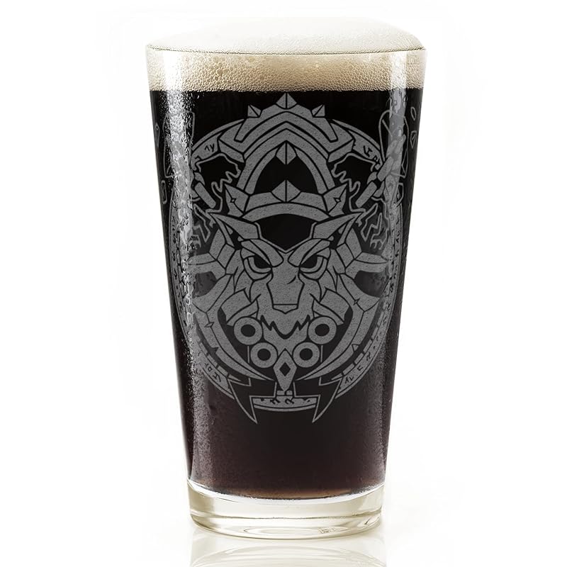SHAMAN WARCRAFT Engraved Pint Glass | Inspired by Warcraft | Great Gamer Gift Idea!