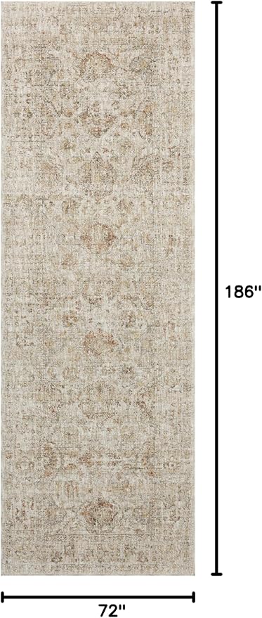 Loloi Amber Lewis Honora Collection HON-03 Beige/Spice 11'-6" x 15'-6" Area Rug