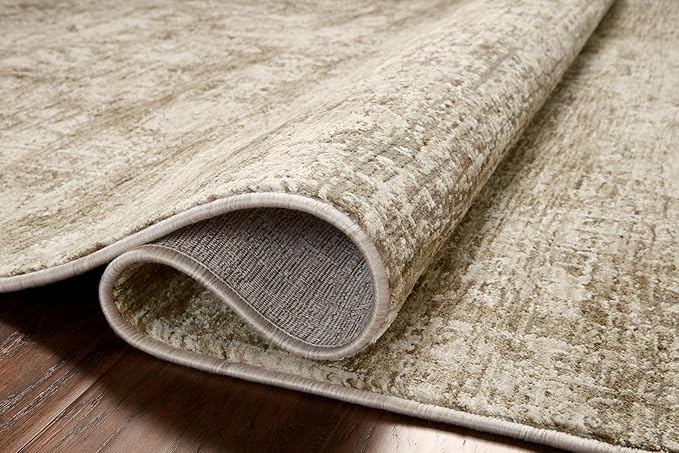 Loloi Amber Lewis Honora Collection HON-01 Khaki/Beige 5'-3" x 7'-9" Area Rug