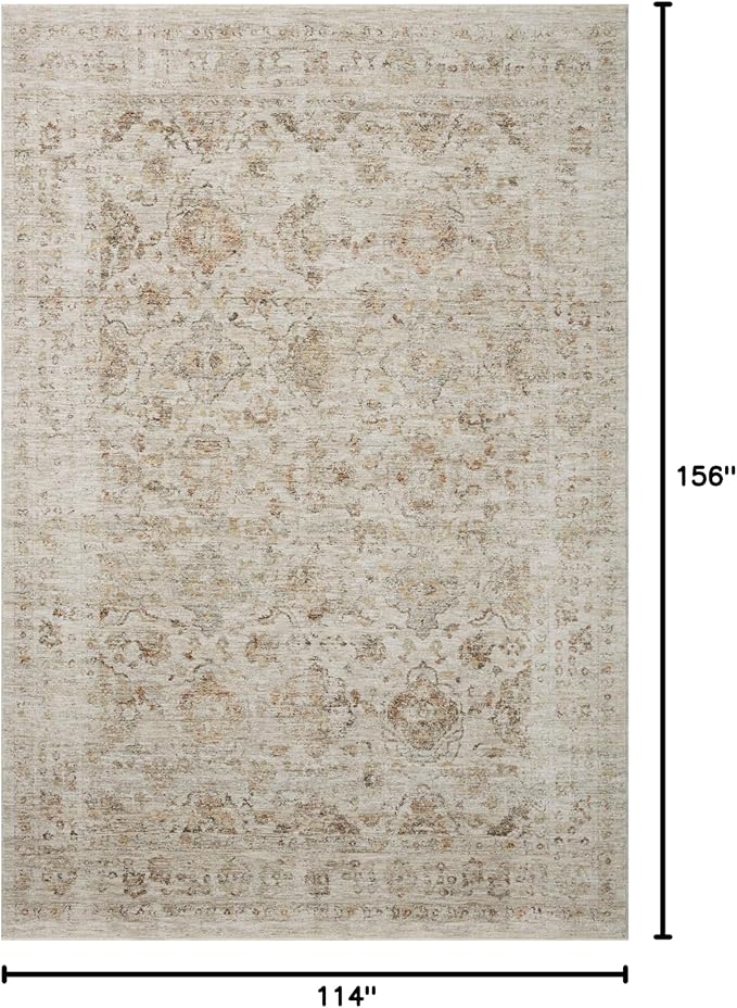 Loloi Amber Lewis Honora Collection HON-03 Beige/Spice 9'-6" x 13' Area Rug