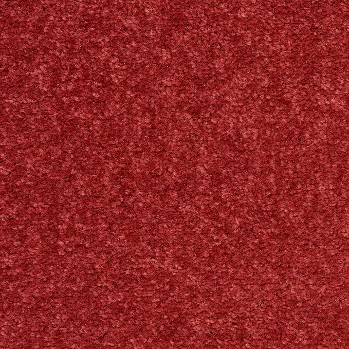 Nourison Essentials 120x168 Rectangle Contemporary Fabric Area Rug in Brick Red