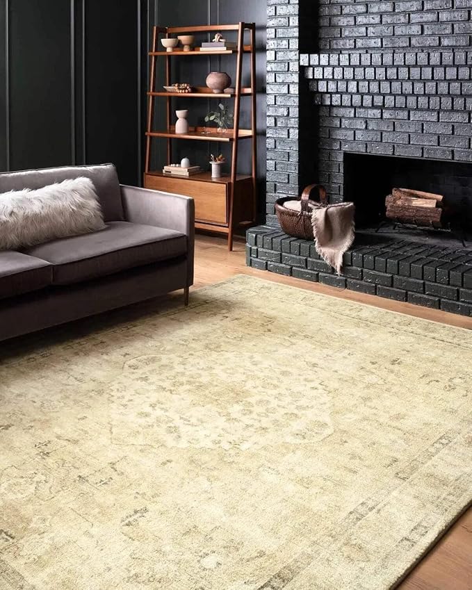 Loloi II Rosette Sand/Ivory 5'-0" x 7'-6" Area Rug