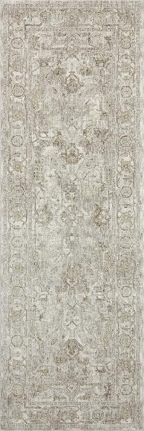 Loloi Amber Lewis Honora Collection HON-06 Grey/Taupe 2'-7" x 8'-0" Runner Rug