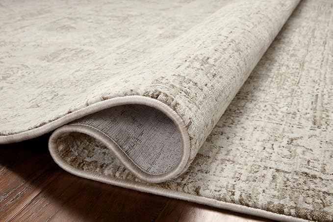 Loloi Amber Lewis Honora Collection HON-01 Ivory/Natural 2'-0" x 3'-4" Accent Rug