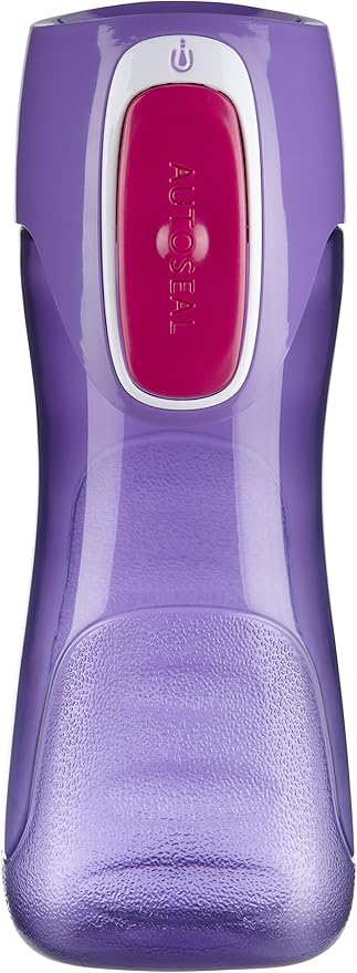 Contigo Trekker and Jessie Kids Water Bottles with Leak-Proof Lids, 14oz Dishwasher Safe Kids Water Bottles (2-Pack)