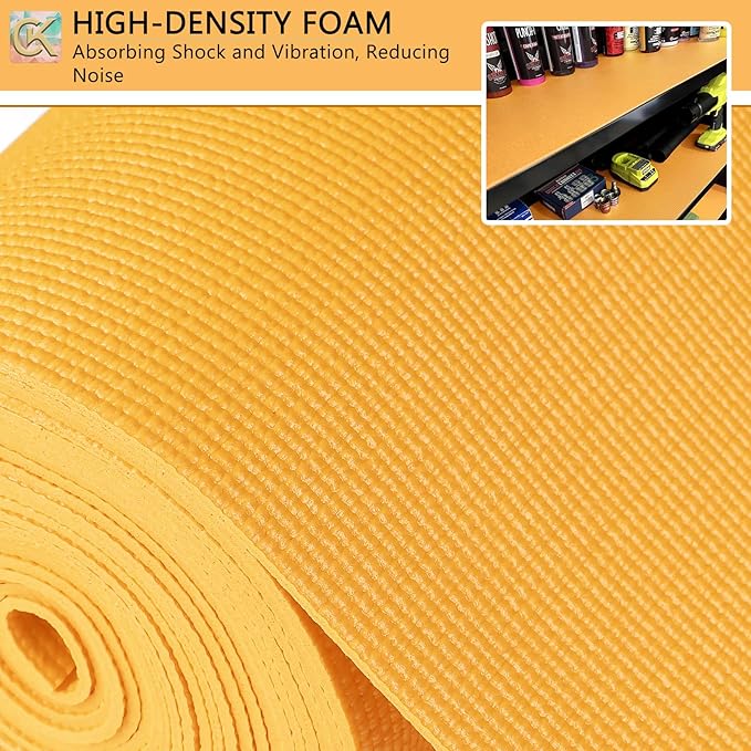 Foam Toolbox Liner Shelf Liner, Thickened Durable Pad Tool Box Mat for Protecting Your Tools, Work Surfaces, Garage, Chest -Green 3mm Thickness, 16 inch*16 ft