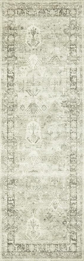 Loloi II Rosette Steel/Graphite 7'-6" x 9'-6" Area Rug