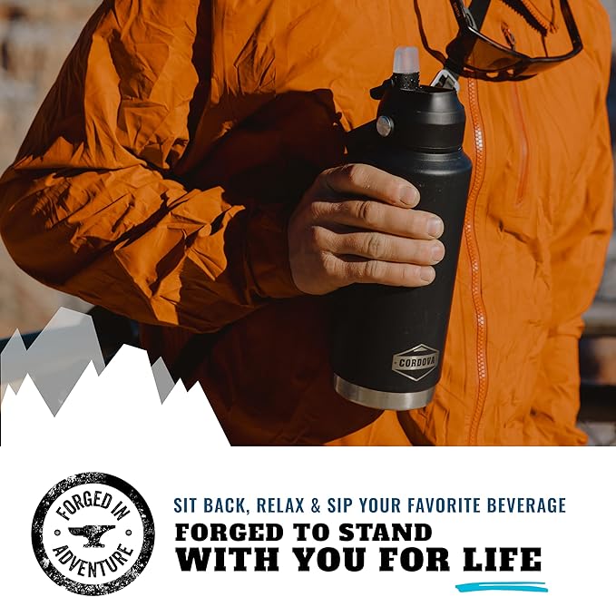 Cordova Outdoors Trailhead Class Water Bottle, Yonder, 32 oz