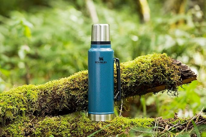 Stanley Classic Vacuum Insulated Wide Mouth Bottle -BPA-Free 18/8 Stainless Steel Thermos for Cold & Hot Beverages