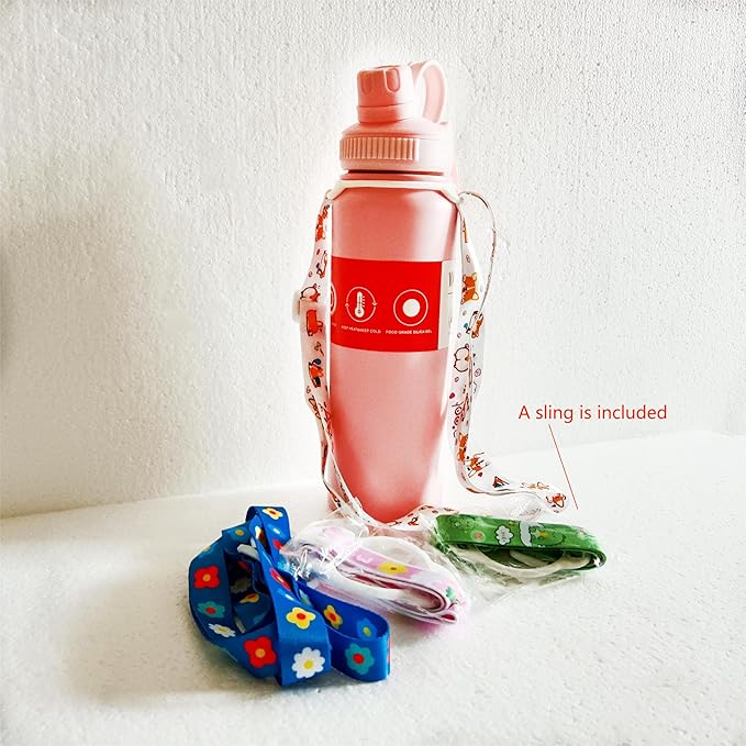 Gerrit 27 oz Insulated Vacuum Stainless Steel Water Bottle With Straight Drink Lid, Easy To Carry (Lilac), YP234, Large capacity