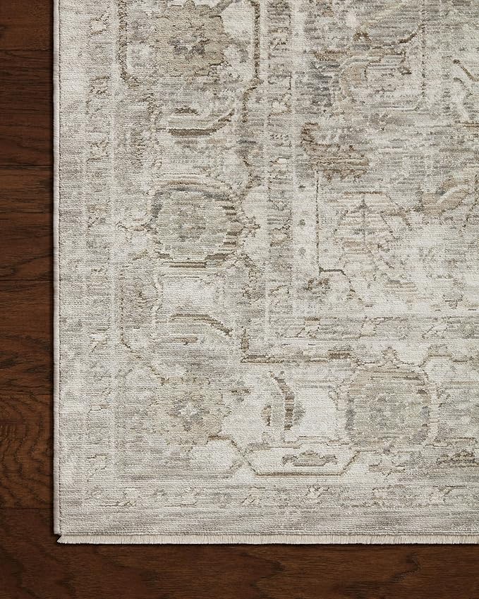 Loloi Amber Lewis Honora Collection HON-06 Grey/Taupe 6'-7" x 9'-2" Area Rug