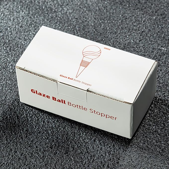 Pack of 3 Wine Bottle Stopper, Galaxy Pattern Art Murano Glass Wine Stopper, Multicolor Leak-Proof and Reusable Wine Saver, Preserves Beverage Freshness