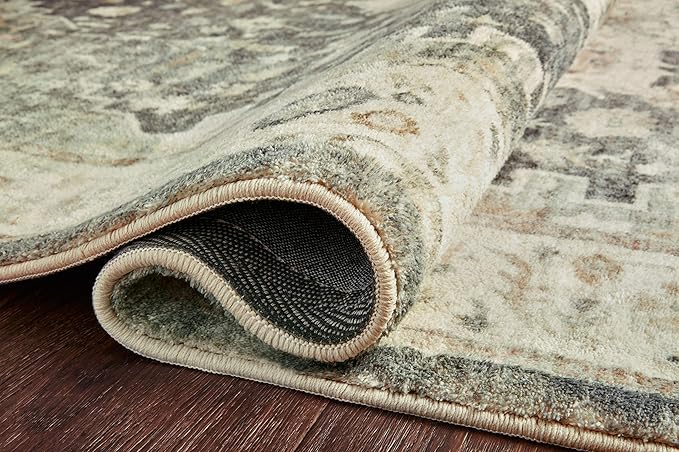 Loloi II Rosette Slate/Ivory 2'-2" x 5' Accent Rug