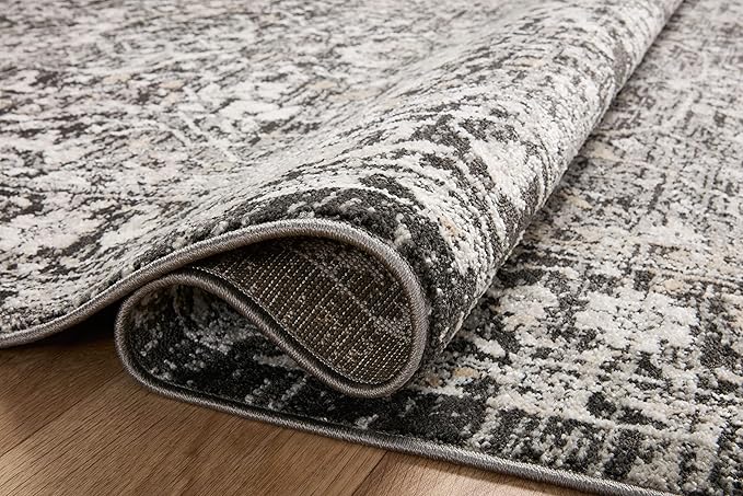 Loloi II Odette Collection ODT-01 Charcoal/Silver 9'-2" x 13' Area Rug