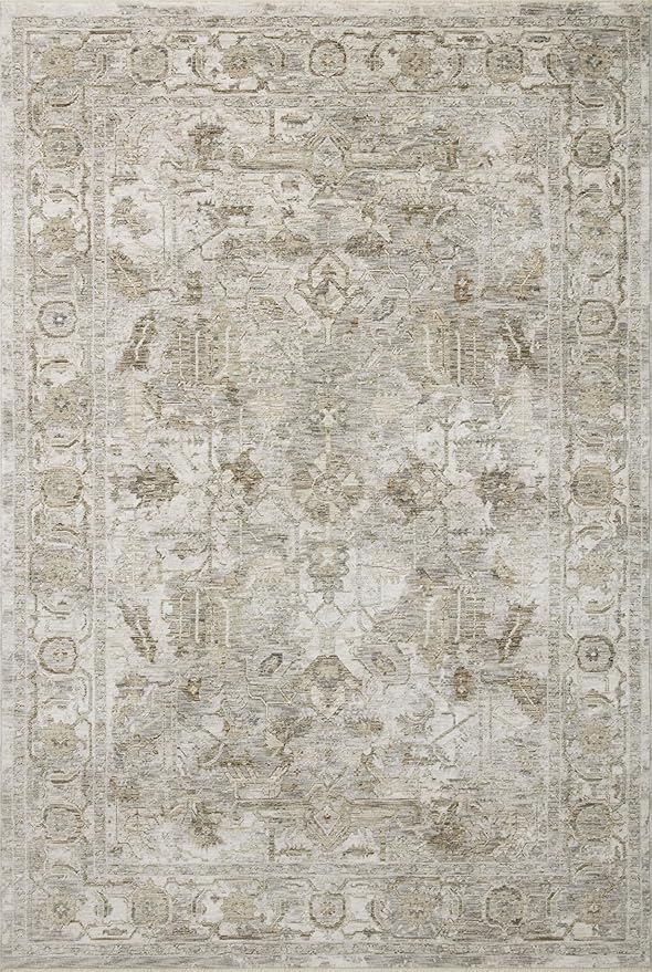 Loloi Amber Lewis Honora Collection HON-06 Grey/Taupe 6'-7" x 9'-2" Area Rug