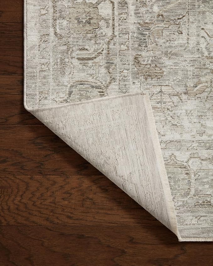 Loloi Amber Lewis Honora Collection HON-06 Grey/Taupe 6'-7" x 9'-2" Area Rug