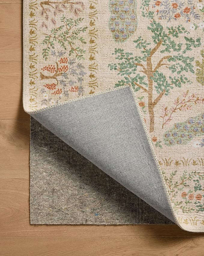Loloi Rifle Paper Co. Canopy Collection CNP-05 Ivory 2'-6" x 7'-6" Runner Rug
