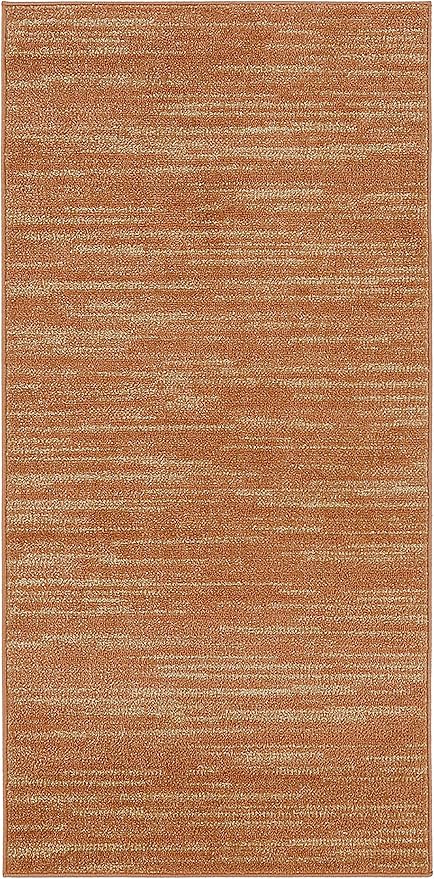 Nourison Essentials 2' x 4' Rust Fabric Area Rug