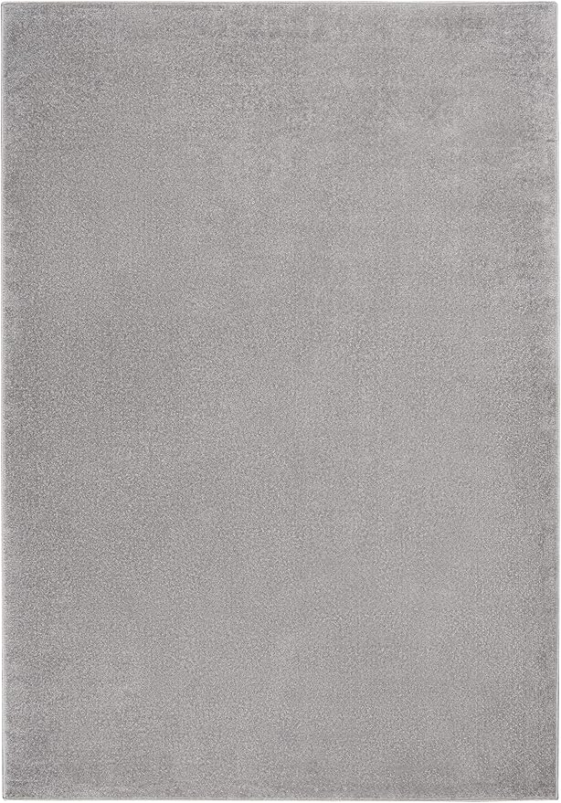 Nourison Essentials 5' x 8' Silver Gray Fabric Outdoor Area Rug (5' x 8')
