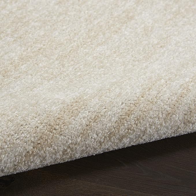 Nourison Essentials Indoor/Outdoor Ivory Beige 2'2" x 20 Area Rug, Easy Cleaning, Non Shedding, Bed Room, Living Room, Dining Room, Backyard, Deck, Patio (2x20)