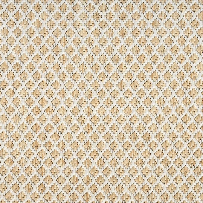Nourison Courtyard Natural 5' x 7' Area Rug - Easy Clean, Non Shedding, Bed Room, Living Room, Dining Room, Kitchen (5' x 7')
