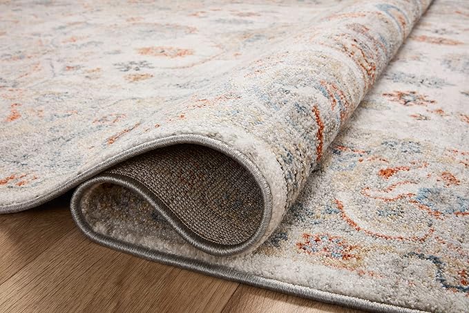 Loloi II Odette Collection ODT-09 Ivory/Multi 6'-7" x 9'-6" Area Rug