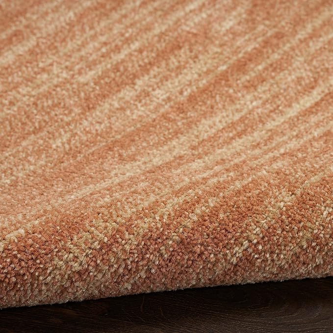 Nourison Essentials 6' Runner Rust Fabric Area Rug