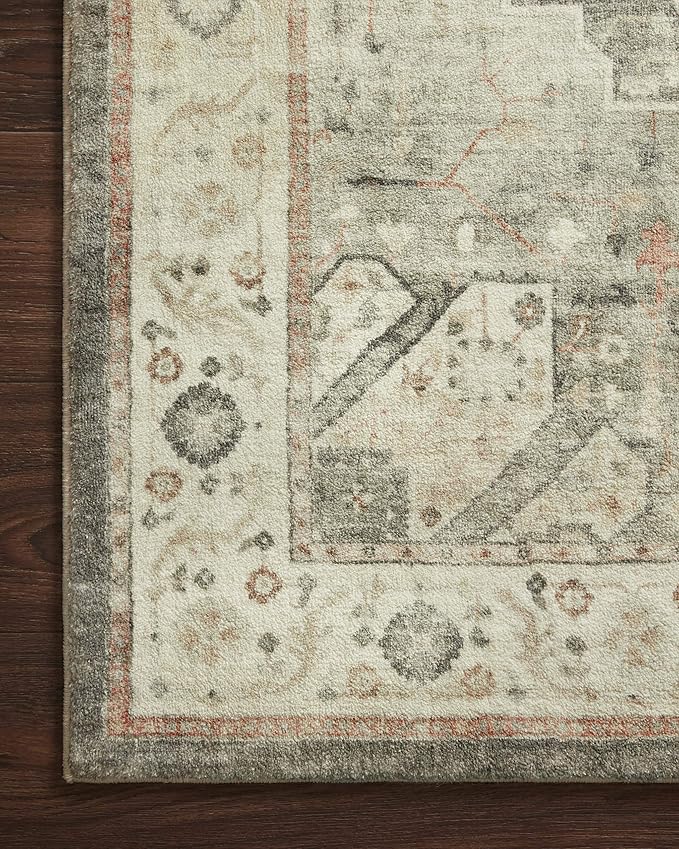 Loloi II Rosette Slate/Ivory 2'-2" x 3'-8" Accent Rug