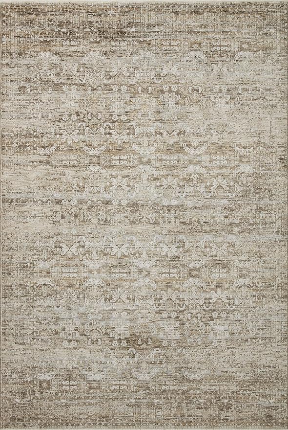 Loloi Amber Lewis Honora Collection HON-04 Bark/Dove 2'-7" x 8'-0" Runner Rug
