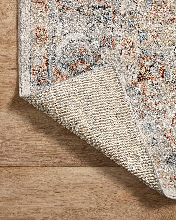 Loloi II Odette Collection ODT-09 Ivory/Multi 6'-7" x 9'-6" Area Rug
