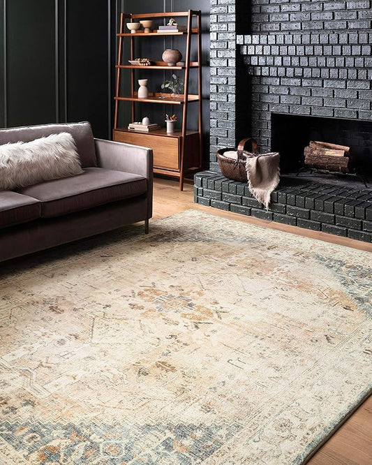 Loloi II Rosette Clay/Ivory 3'-3" x 5'-3" Accent Rug