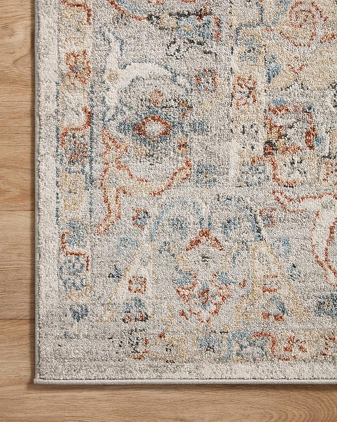 Loloi II Odette Collection ODT-09 Ivory/Multi 6'-7" x 9'-6" Area Rug
