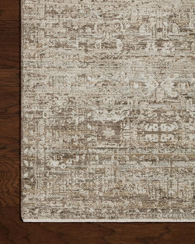Loloi Amber Lewis Honora Collection HON-04 Bark/Dove 3'-9" x 5'-9" Accent Rug