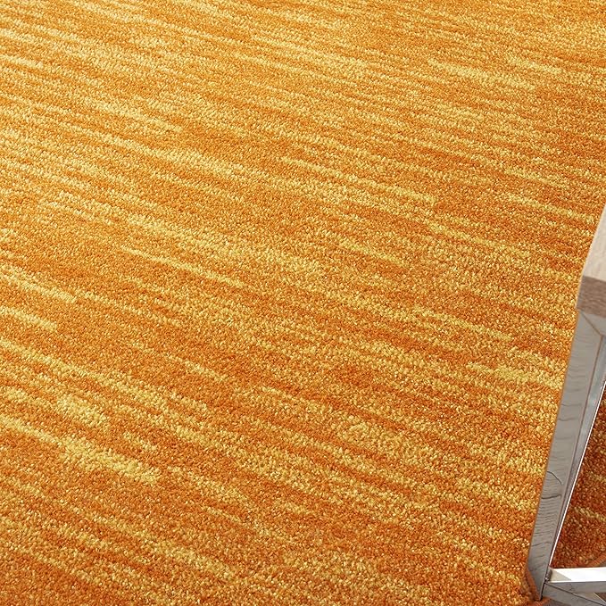 Nourison Essentials Indoor/Outdoor Sunburst 8' x Round Area Rug, Easy Cleaning, Non Shedding, Bed Room, Living Room, Dining Room, Backyard, Deck, Patio (8 Round)