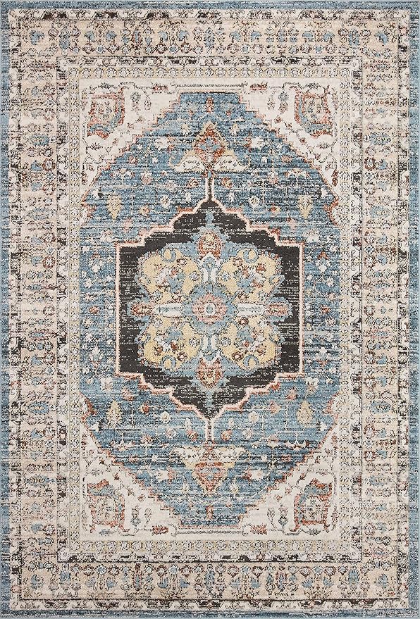 Loloi II Odette Sky/Multi 2'-7" x 12'-0" Runner Rug