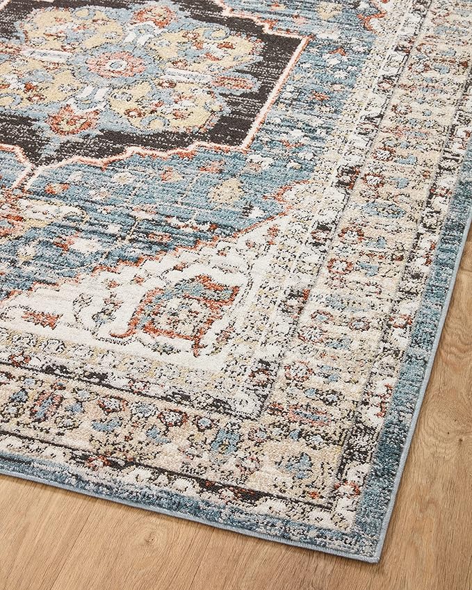 Loloi II Odette Sky/Multi 2'-7" x 12'-0" Runner Rug