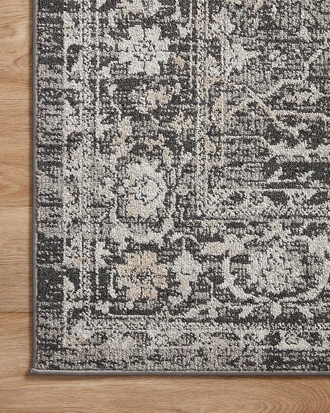 Loloi II Odette Collection ODT-01 Charcoal/Silver 9'-2" x 13' Area Rug