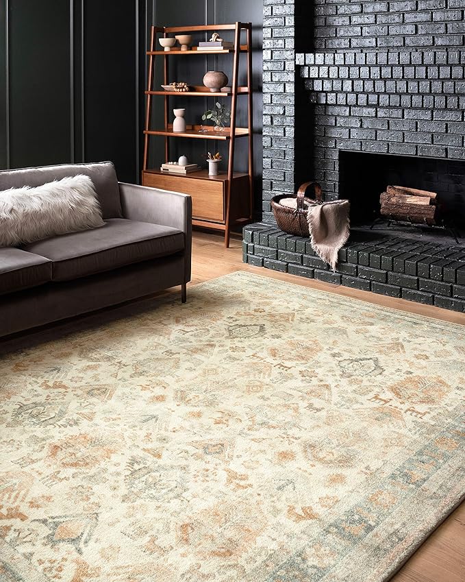 Loloi II Rosette Beige/Multi 3'-3" x 5'-3" Accent Rug