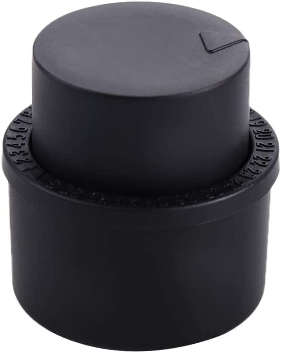 Fizz Keeper, Bottle Pump Caps, Bottle Stopper, Bottle Saver Stopper, Like A Wine Bottle Stopper, Drink Cap, Fizzy Sealer, Vacuum Soda Cap(Black)