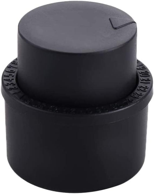 Fizz Keeper, Bottle Pump Caps, Bottle Stopper, Bottle Saver Stopper, Like A Wine Bottle Stopper, Drink Cap, Fizzy Sealer, Vacuum Soda Cap(Black)