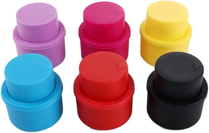 Fizz Keeper, Bottle Pump Caps, Bottle Stopper, Bottle Saver Stopper, Like A Wine Bottle Stopper, Drink Cap, Fizzy Sealer, Vacuum Soda Cap(Black)