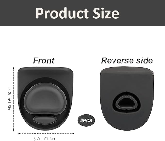 4pcs Replacement Stopper Compatible with Owala FreeSip 24oz 32oz, Water Bottle Top Lid Replacement Parts for Owala 19/24/32/40oz Seal Bottle Cap Mouth Stopper Gasket Silicone Plug Accessories