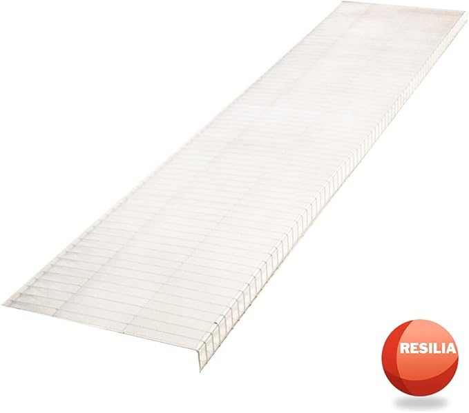 Heavy Duty Vinyl Closet Shelf Liner for Wire Racks or Shelving - for Kitchen Pantry or Cabinet Storage, Clear, 16 Inches x 25 Feet, Non-Adhesive, Waterproof, Stain-Resistant, Cut-to-Size