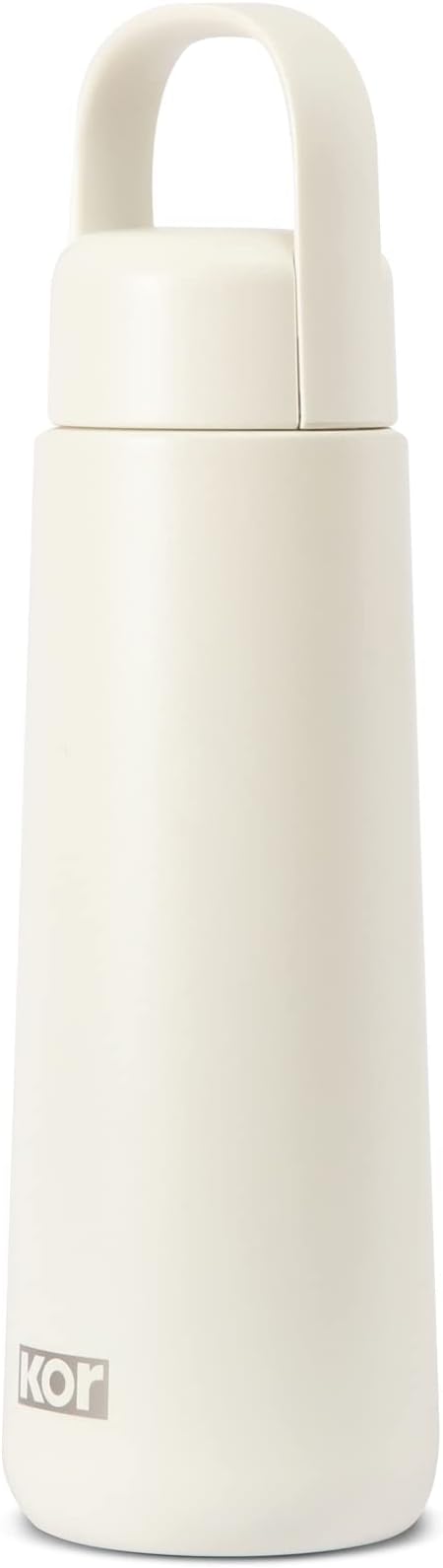 KOR Melrose 20oz Double Wall Insulated Water Bottle - Keeps Beverages Hot for 12hrs, Cold for 24hrs - Stainless Steel Design - Contoured Perfect Spout for Drinking