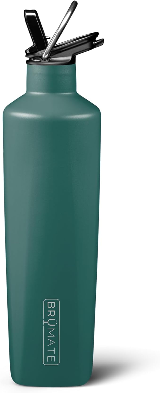 BrüMate ReHydration - 100% Leakproof 25oz Insulated Water Bottle with Straw - Stainless Steel Water Canteen (Hunter)